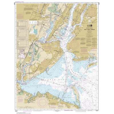 HISTORICAL NOAA Chart 12327: New York Harbor