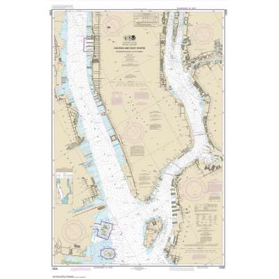 NOAA Chart 12335: Hudson and East Rivers Governors Island to 67th Street