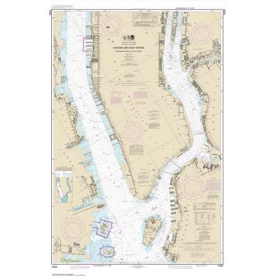 NOAA Chart 12335: Hudson and East Rivers Governors Island to 67th Street