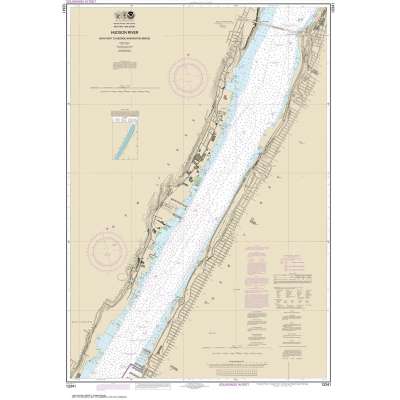Atlantic Coast NOAA Charts :NOAA Chart 12341: Hudson River Days Point to George Washington Bridge