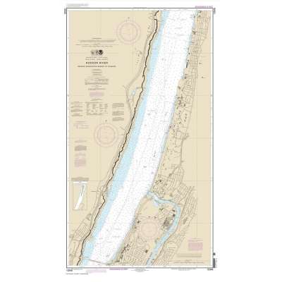 HISTORICAL NOAA Chart 12345: Hudson River George Washington Bridge to Yonkers