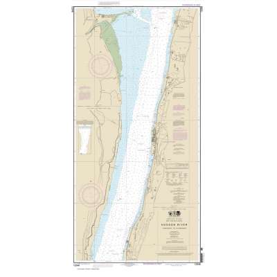 HISTORICAL NOAA Chart 12346: Hudson River Yonkers to Piermont