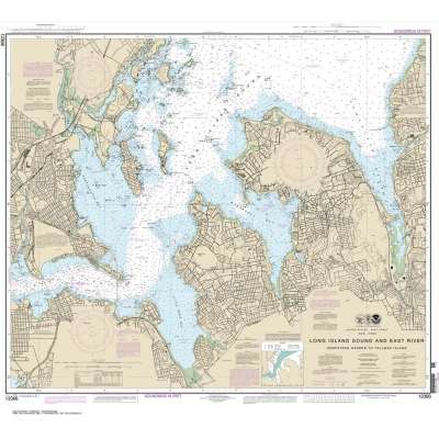 Atlantic Coast Charts :NOAA Chart 12366: Long Island Sound and East River Hempstead Harbor to Tallman Island