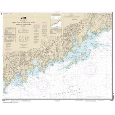 HISTORICAL NOAA Chart 12368: North Shore of Long Island Sound Sherwood Point to Stamford Harbor