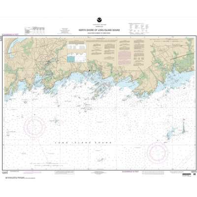 Atlantic Coast NOAA Charts :NOAA Chart 12373: North Shore of Long Island Sound Guilford Harbor to Farm River