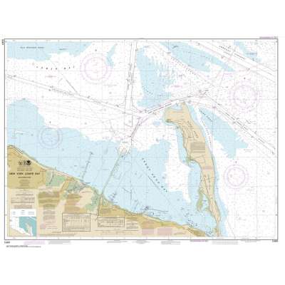 HISTORICAL NOAA Chart 12401: New York Lower Bay Southern part