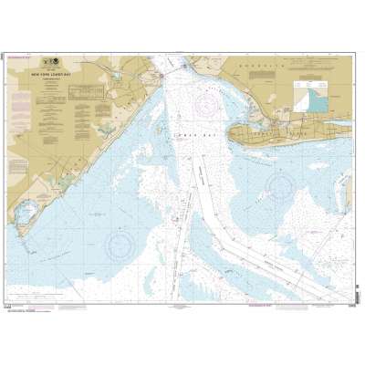 Atlantic Coast NOAA Charts :NOAA Chart 12402: New York Lower Bay Northern part