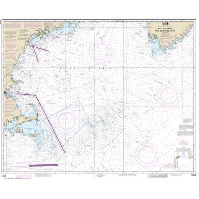 Atlantic Coast NOAA Charts :NOAA Chart 13009: Gulf of Maine and Georges Bank