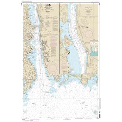 NOAA Chart 13213: New London Harbor and vicinity
