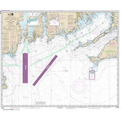 HISTORICAL NOAA Chart 13218: Marthas Vineyard to Block Island