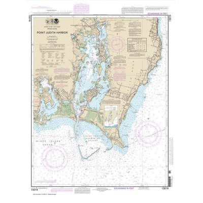 NOAA Chart 13219: Point Judith Harbor
