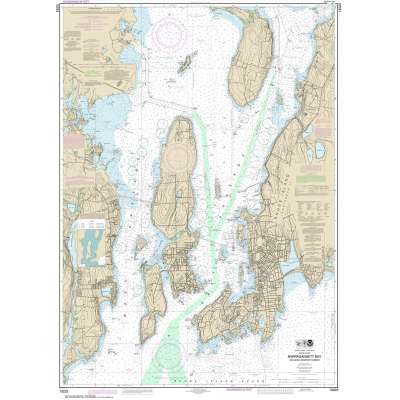 HISTORICAL NOAA Chart 13223: Narragansett Bay: Including Newport Harbor