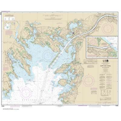 Atlantic Coast NOAA Charts :NOAA Chart 13236: Cape Cod Canal and Approaches