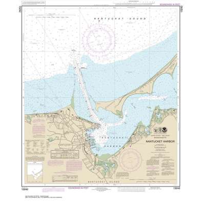 Atlantic Coast NOAA Charts :NOAA Chart 13242: Nantucket Harbor