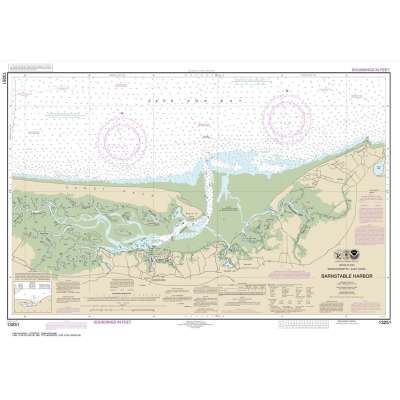 Atlantic Coast NOAA Charts :NOAA Chart 13251: Barnstable Harbor