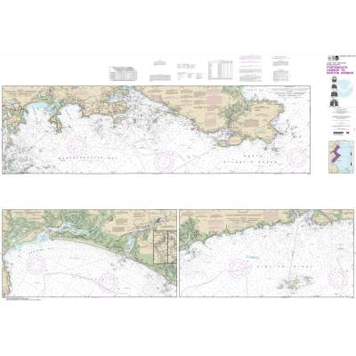 Atlantic Coast NOAA Charts :NOAA Chart 13274: Portsmouth Harbor to Boston Harbor; Merrimack River Extension