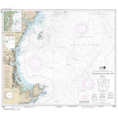 HISTORICAL NOAA Chart 13278: Portsmouth to Cape Ann; Hampton Harbor