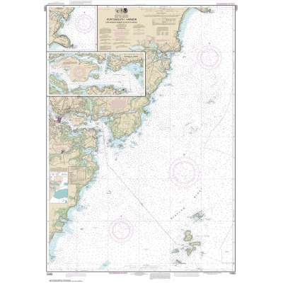 Atlantic Coast NOAA Charts :NOAA Chart 13283: Portsmouth Harbor Cape Neddick Harbor to Isles of Shoals; Portsmouth Harbor
