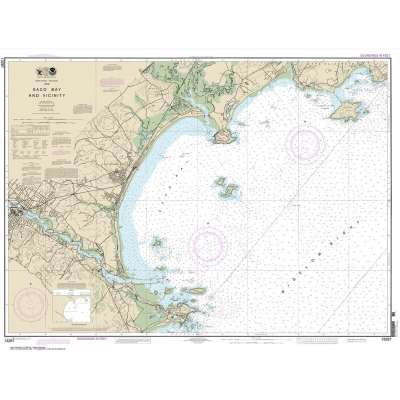 Atlantic Coast NOAA Charts :NOAA Chart 13287: Saco Bay and Vicinity