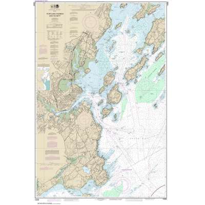 Atlantic Coast NOAA Charts :NOAA Chart 13292: Portland Harbor and Vicinity