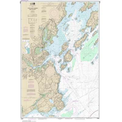 HISTORICAL NOAA Chart 13292: Portland Harbor and Vicinity