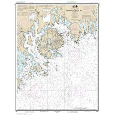 NOAA Chart 13312: Frenchman and Blue Hill Bays and Approaches