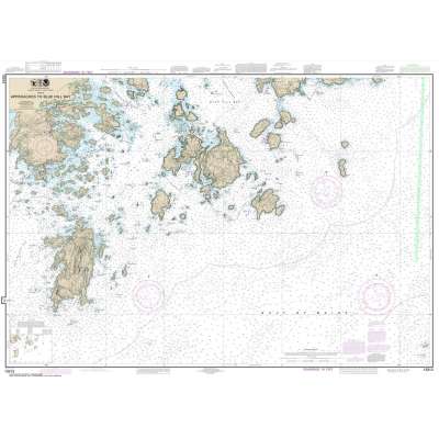 HISTORICAL NOAA Chart 13313: Approaches to Blue Hill Bay