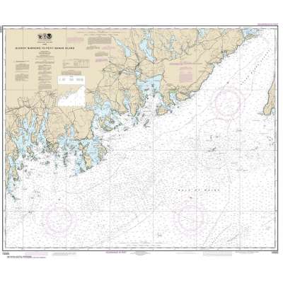 NOAA Chart 13325: Quoddy Narrows to Petit Manan lsland