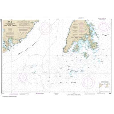 Atlantic Coast NOAA Charts :NOAA Chart 13392: Grand Manan Channel Southern Part