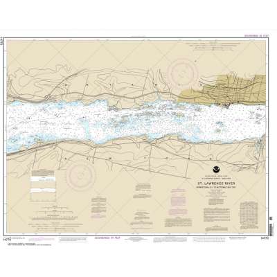 HISTORICAL NOAA Chart 14770: Morristown: N.Y. to Butternut: Ont.