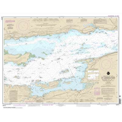 HISTORICAL NOAA Chart 14771: Butternut Bay: Ont.: to Ironsides l.: N.Y.