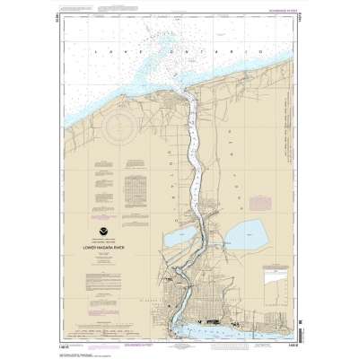 Great Lakes NOAA Charts :NOAA Chart 14816: Lower Niagara River