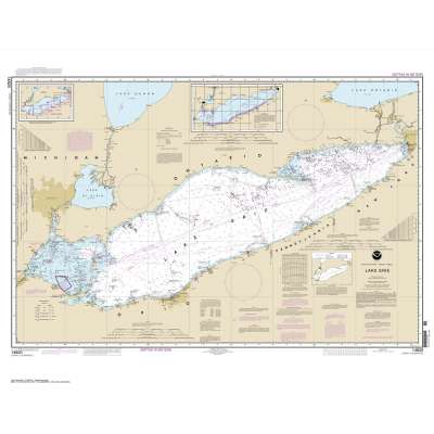 Great Lakes NOAA Charts :NOAA Chart 14820: Lake Erie
