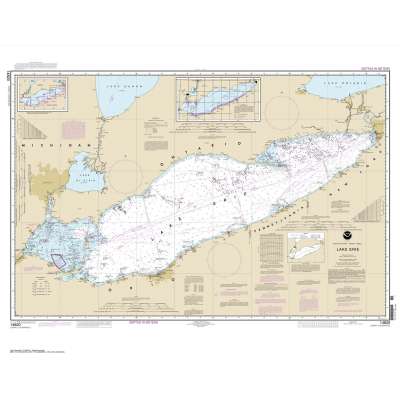 HISTORICAL NOAA Chart 14820: Lake Erie
