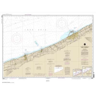 HISTORICAL NOAA Chart 14828: Erie to Geneva