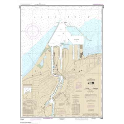 HISTORICAL NOAA Chart 14836: Ashtabula Harbor