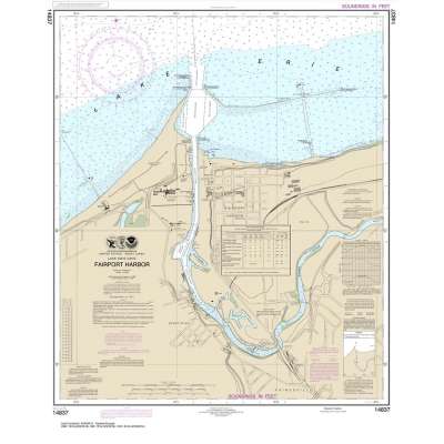 Great Lakes NOAA Charts :NOAA Chart 14837: Fairport Harbor