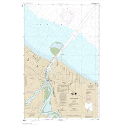 Great Lakes NOAA Charts :NOAA Chart 14843: Huron Harbor