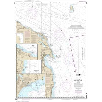 NOAA Chart 14864: Harrisville to Forty Mile Point