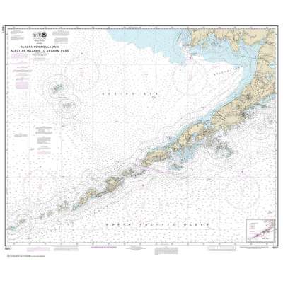 NOAA Chart 16011: Alaska Peninsula and Aleutian Islands to Seguam Pass