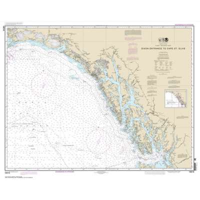 HISTORICAL NOAA Chart 16016: Dixon Entrance to Cape St. Elias