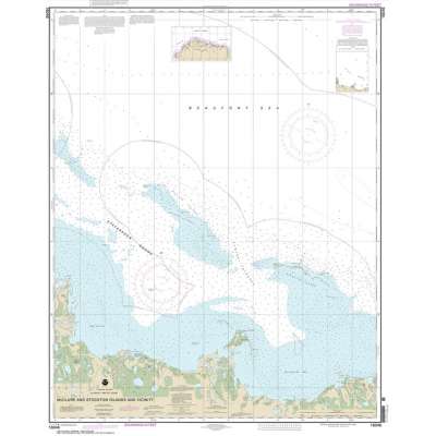 HISTORICAL NOAA Chart 16046: McClure and Stockton Islands and vicinity