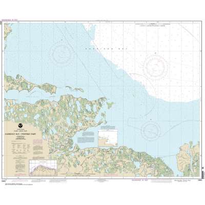 Standard NOAA Charts :HISTORICAL NOAA Chart 16064: Harrison Bay-western part