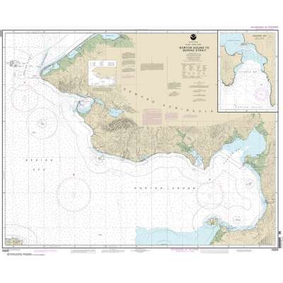HISTORICAL NOAA Chart 16200: Norton Sound;Golovnin Bay
