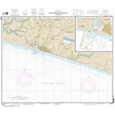Alaska NOAA Charts :NOAA Chart 16206: Nome Hbr. and approaches: Norton Sound;Nome Harbor