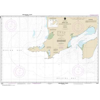 HISTORICAL NOAA Chart 16305: Bristol Bay-Cape Newenham and Hagemeister Strait