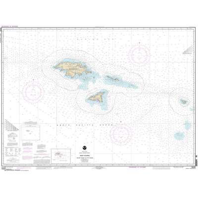 HISTORICAL NOAA Chart 16420: Near Islands Buldir Island to Attu Island