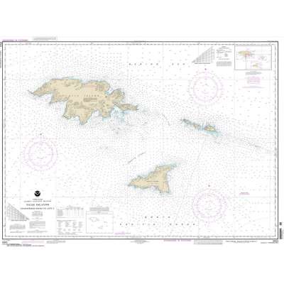 Alaska NOAA Charts :NOAA Chart 16421: Ingenstrem Rocks to Attu Island