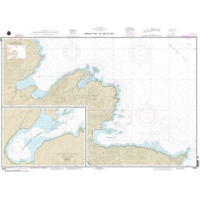 Alaska NOAA Charts :HISTORICAL NOAA Chart 16433: Sarana Bay to Holtz Bay;Chichagof Harbor