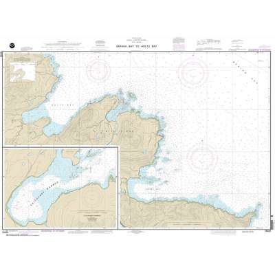 HISTORICAL NOAA Chart 16433: Sarana Bay to Holtz Bay;Chichagof Harbor